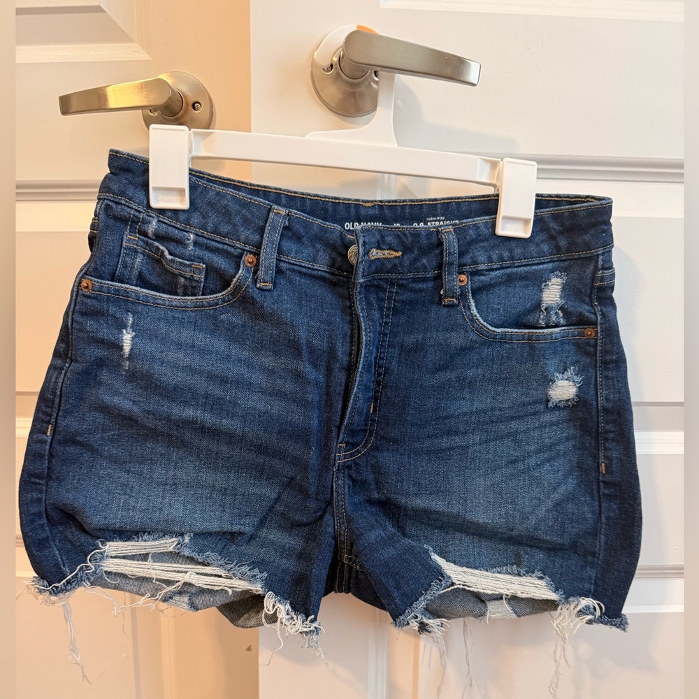 Old Navy OG Straight High Rise Denim Short Size 10